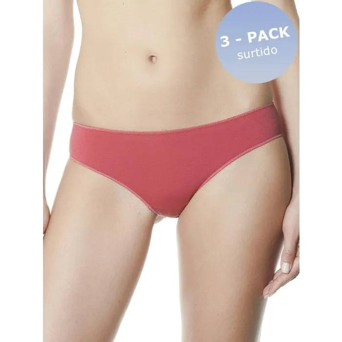 Braga Pompea Essential Cotton (Pack 3 uds.)
