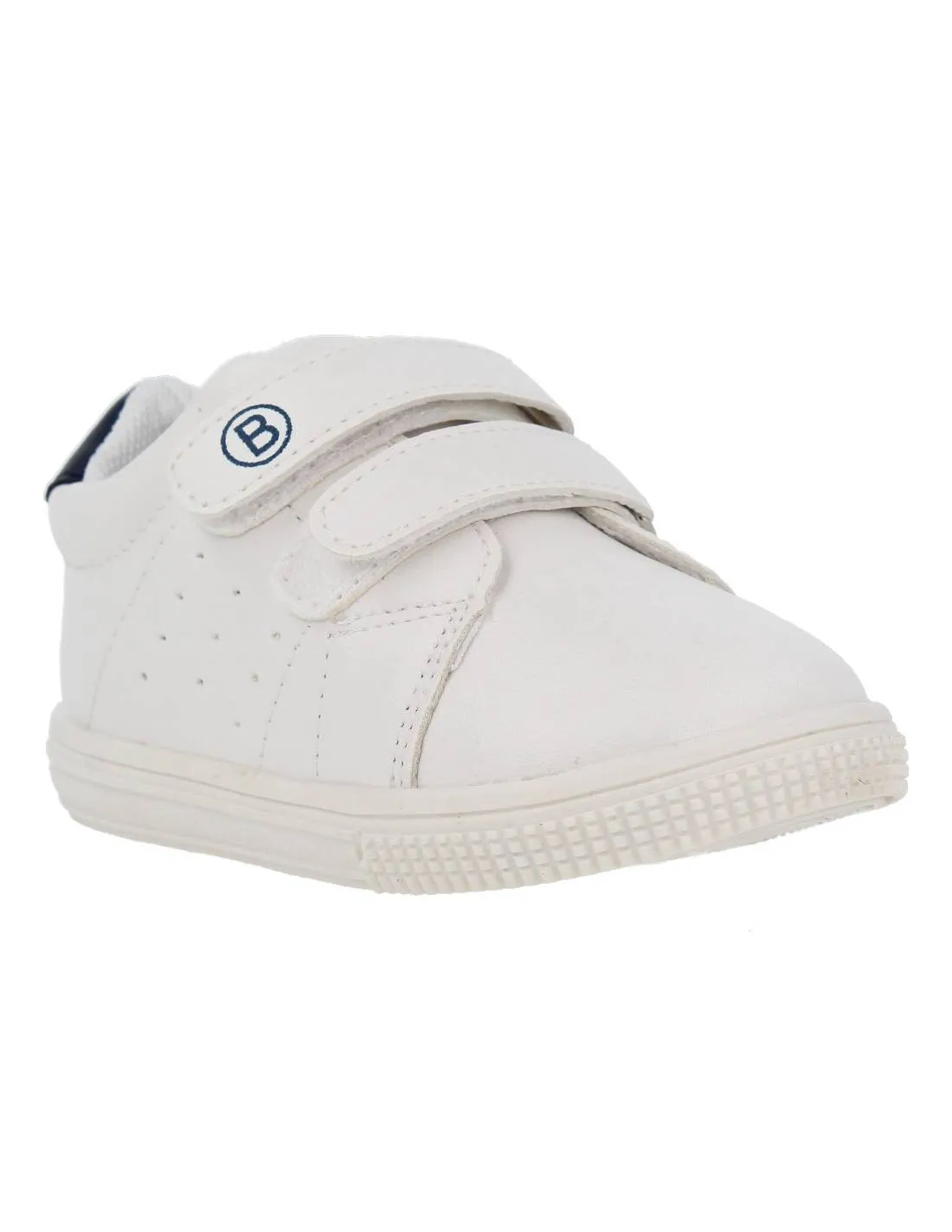 BUBBLE KIDS  DEPORTIVA FLEXIBLE VELCRO BLANCO MARINO