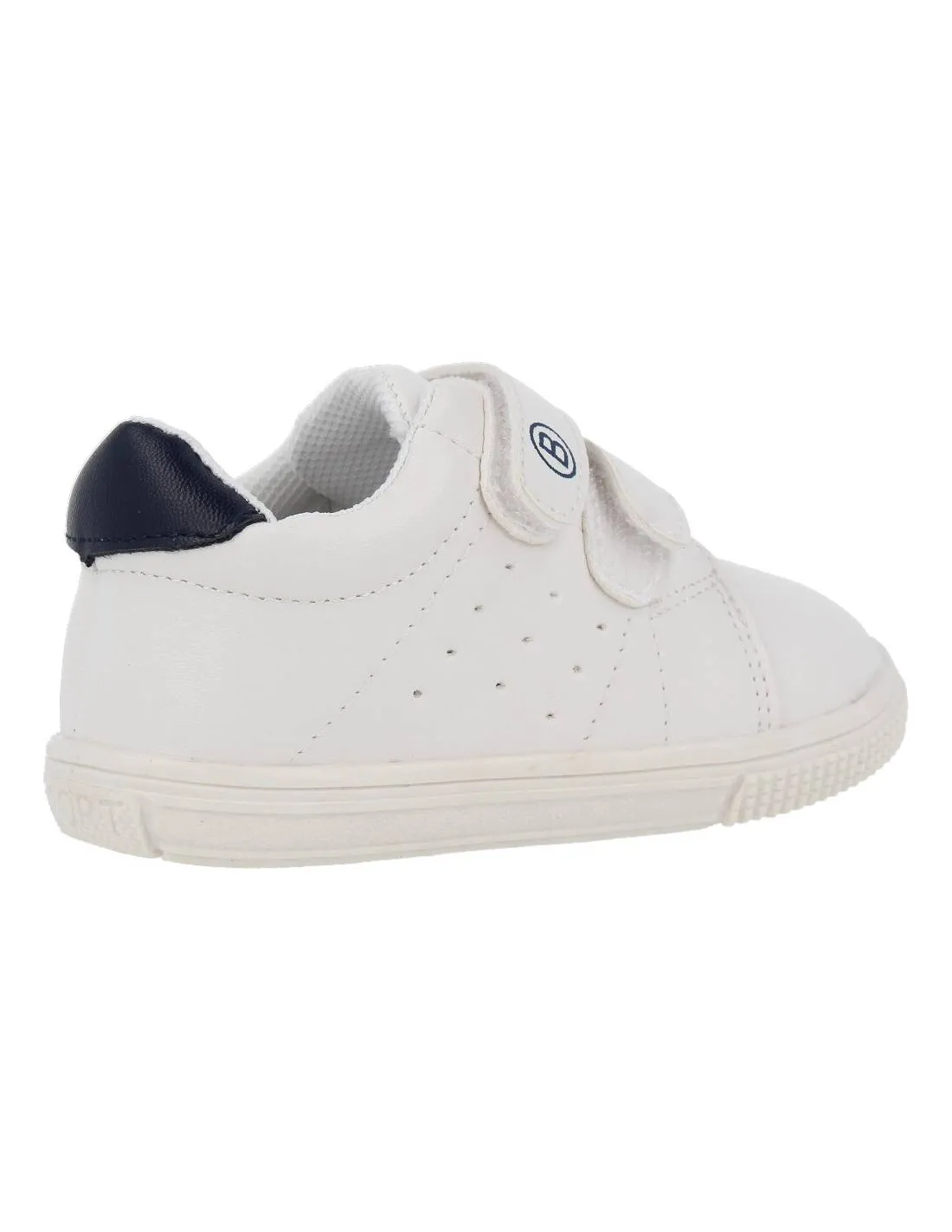 BUBBLE KIDS  DEPORTIVA FLEXIBLE VELCRO BLANCO MARINO