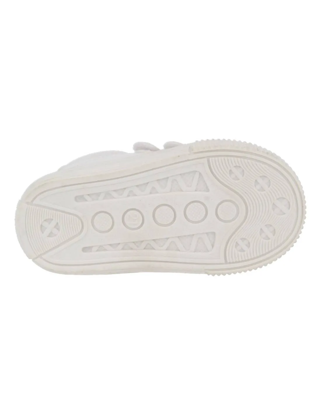 BUBBLE KIDS  DEPORTIVA FLEXIBLE VELCRO BLANCO