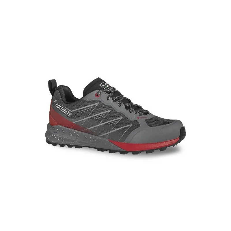 CALZADO DOLOMITE CRODA NERA TECH GORETEX (GRIS ANTRACITA/ROJO FUEGO) HOMBRE