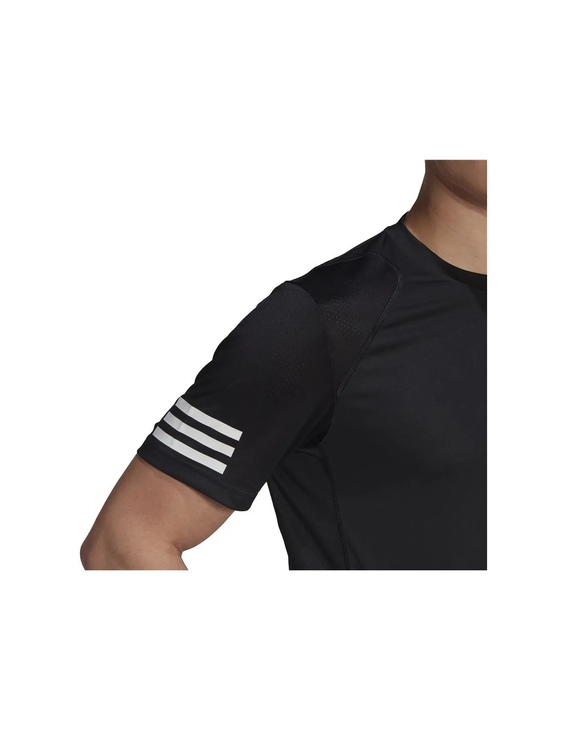 Camiseta adidas Club Tennis 3 bandas M Black