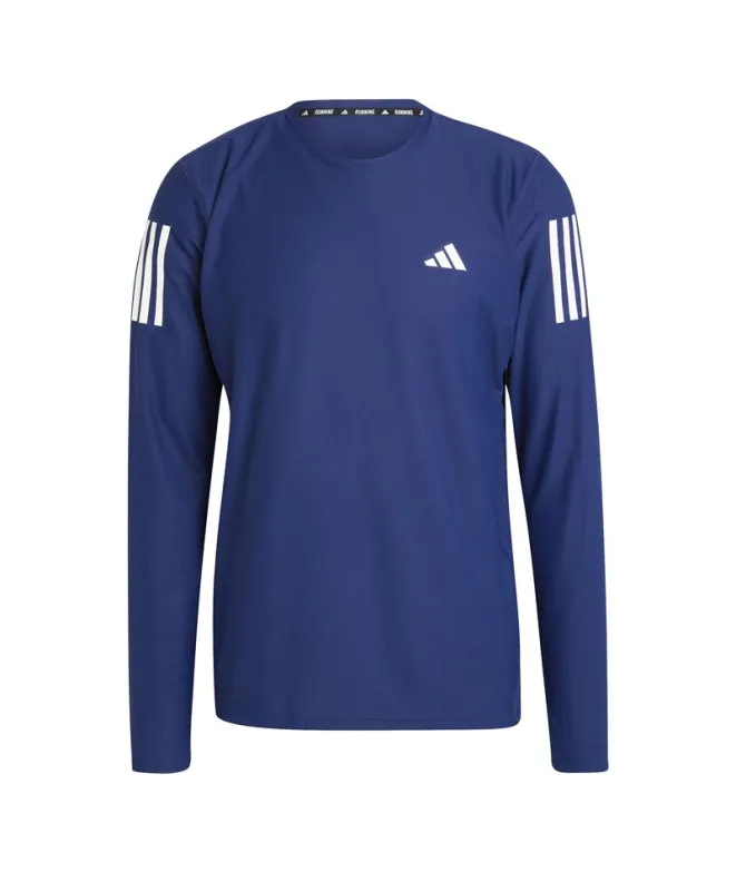 Camiseta de Running adidas Own The Run Longsleeve Hombre Azul