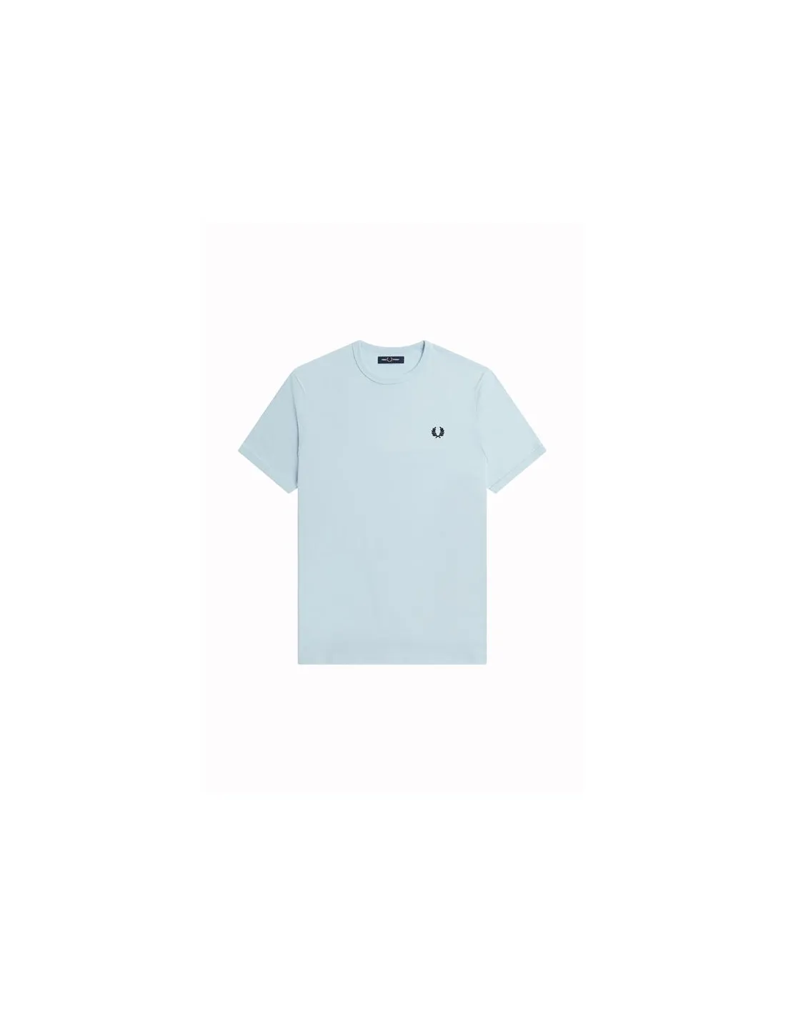 Camiseta Fred Perry Ringer Hombre Azul Claro