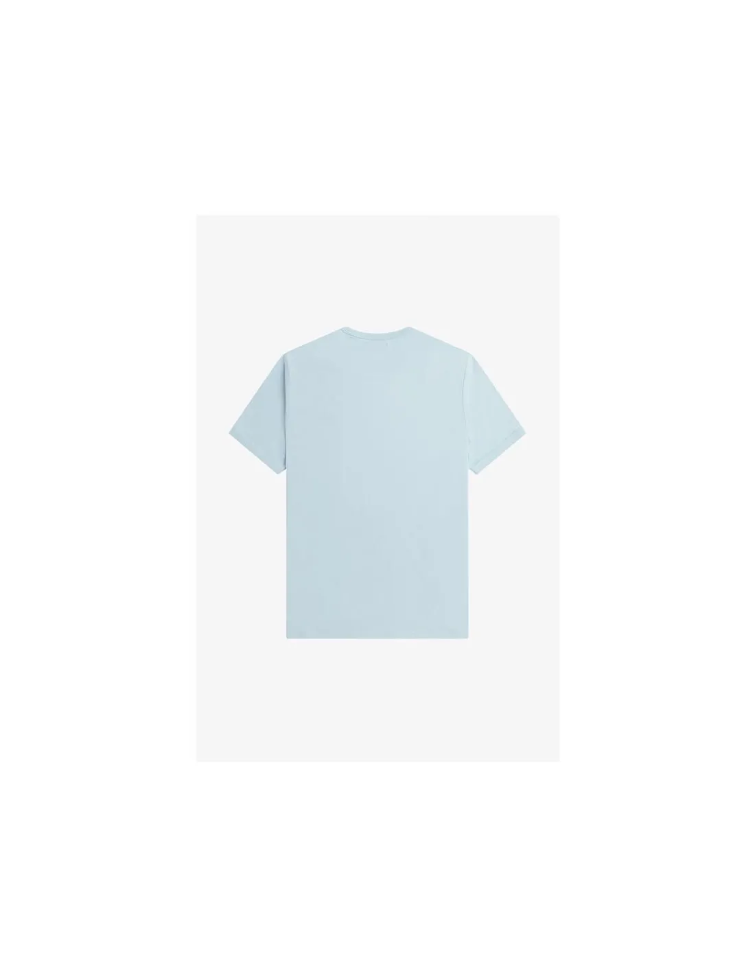 Camiseta Fred Perry Ringer Hombre Azul Claro