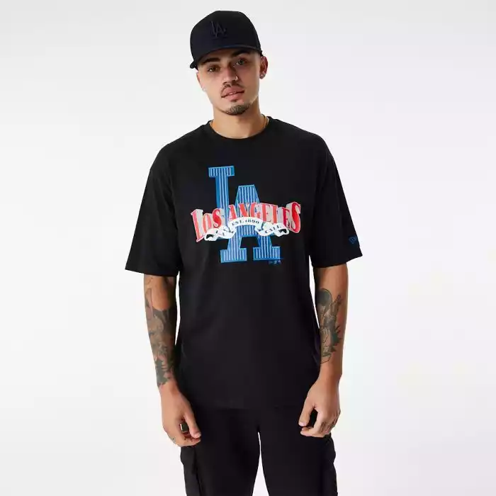 Camiseta New Era Mlb Arch Graphic Os Tee Dodgers 60424369