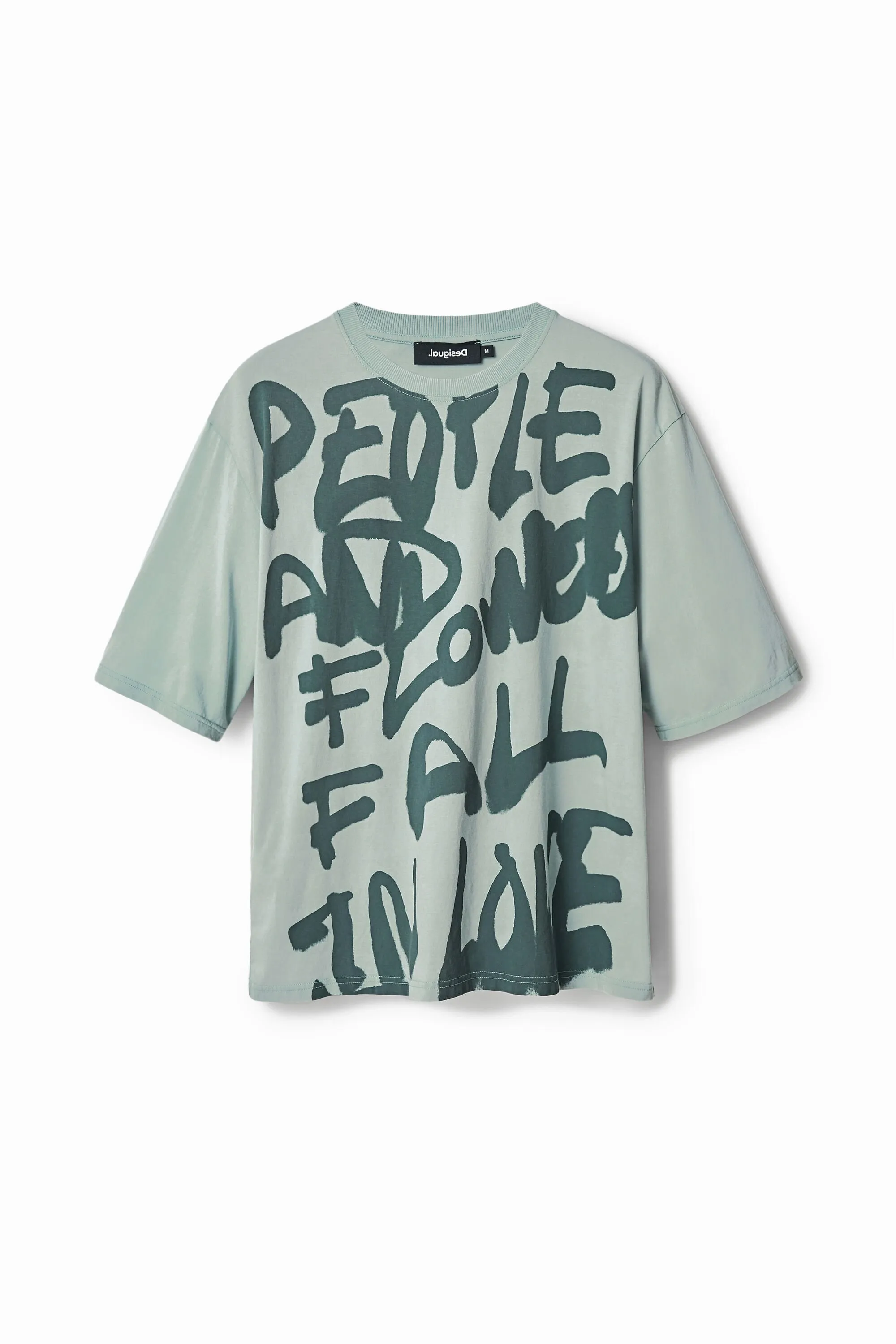 Camiseta oversize mensaje