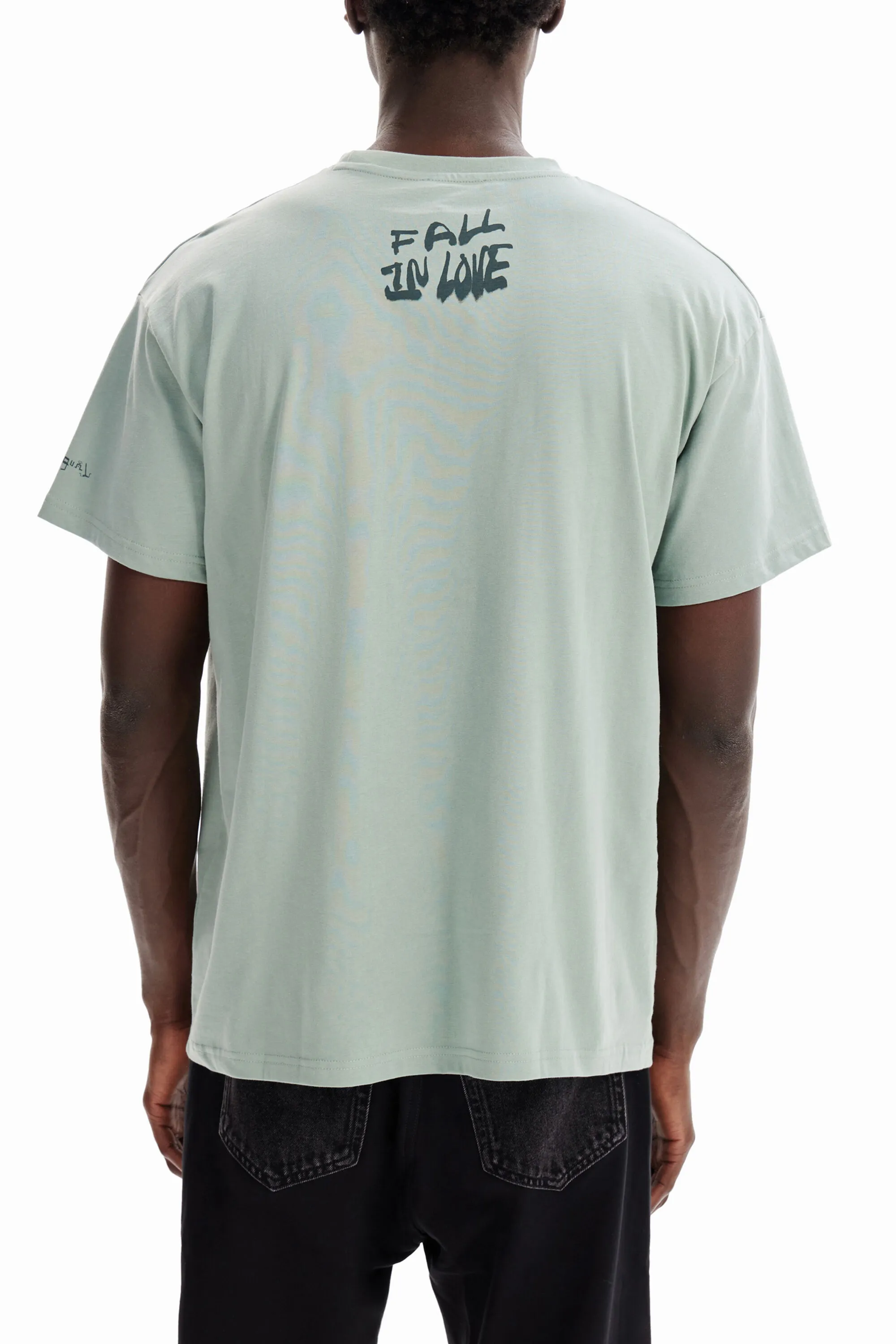 Camiseta oversize mensaje