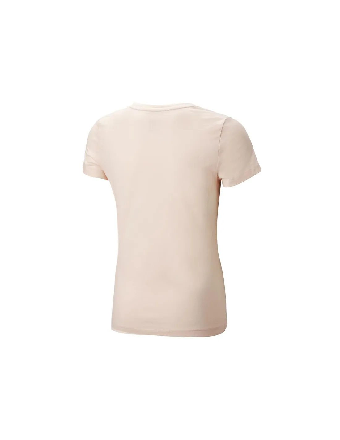 Camiseta Puma Ess Logo Niña Rosa