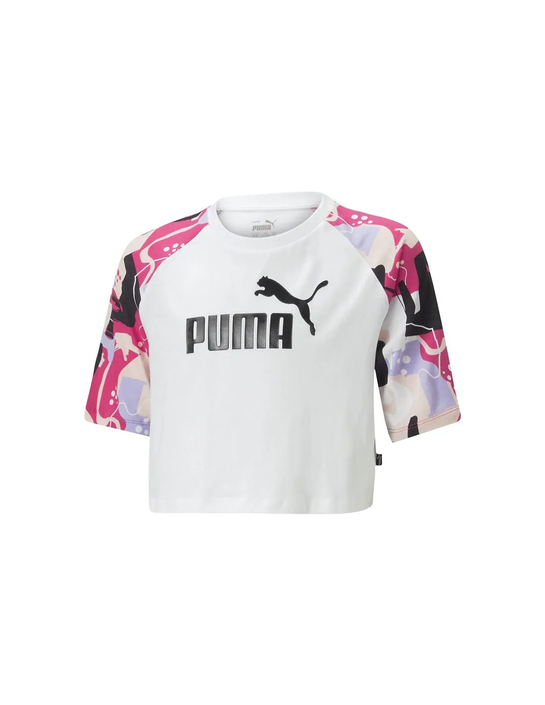 Camiseta Puma Ess+ Street Art Ragl Niña White
