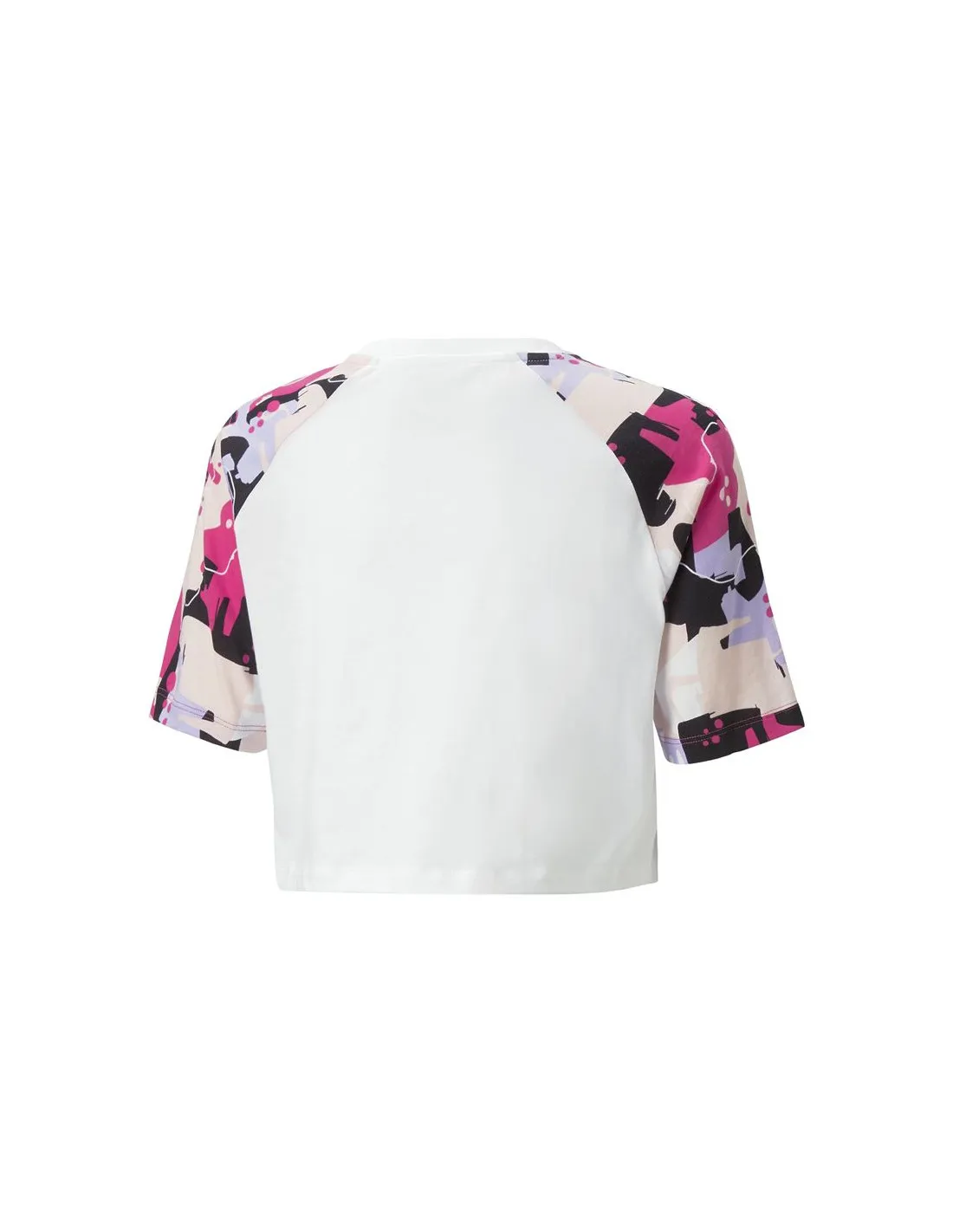 Camiseta Puma Ess+ Street Art Ragl Niña White