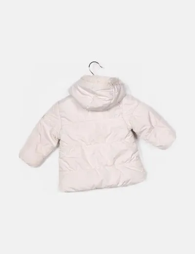 C&A Abrigo blanco acolchado