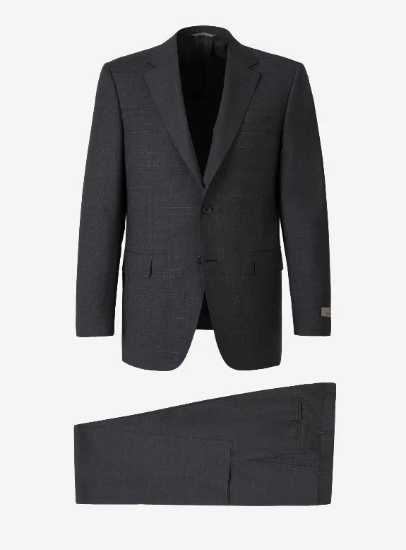 Canali Traje Motivo Cuadros