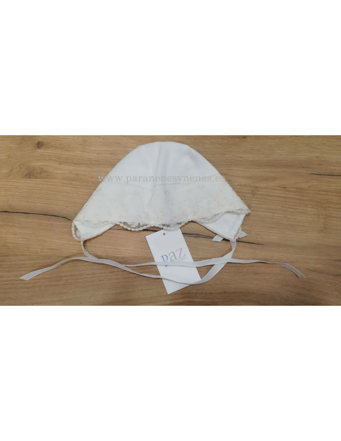 Capota a juego con el Vestido para bebé Malia