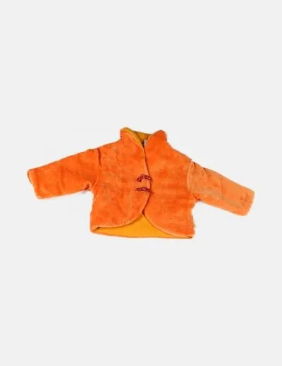 Caracol Chaqueta naranja terciopelo