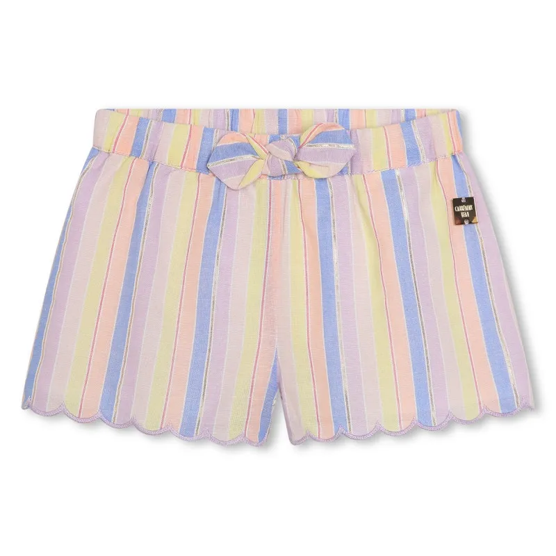 CARREMENT BEAU Pantalón de percal de algodón