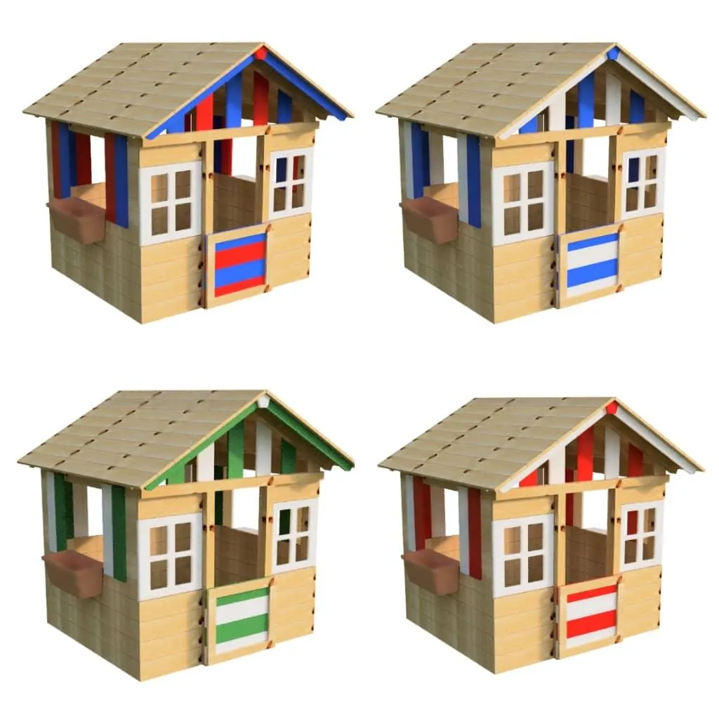 CASITA INFANTIL DE MADERA MASGAMES LOLLIPOP BICOLOR