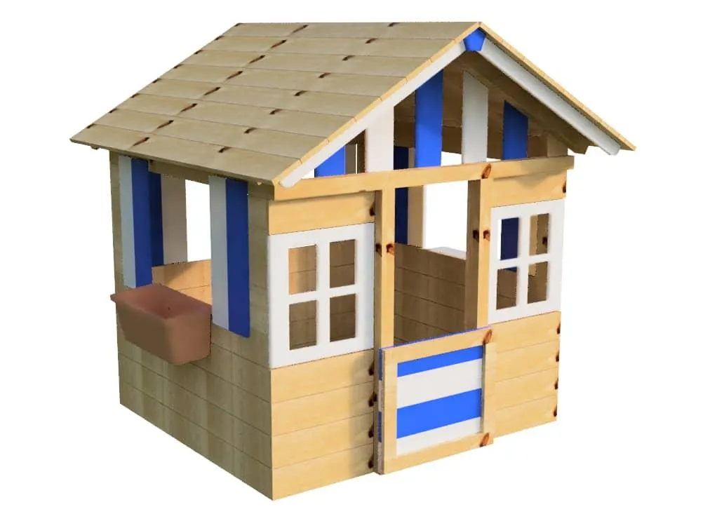 CASITA INFANTIL DE MADERA MASGAMES LOLLIPOP BICOLOR