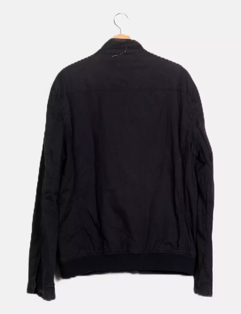 Celio Chaqueta azul cremallera
