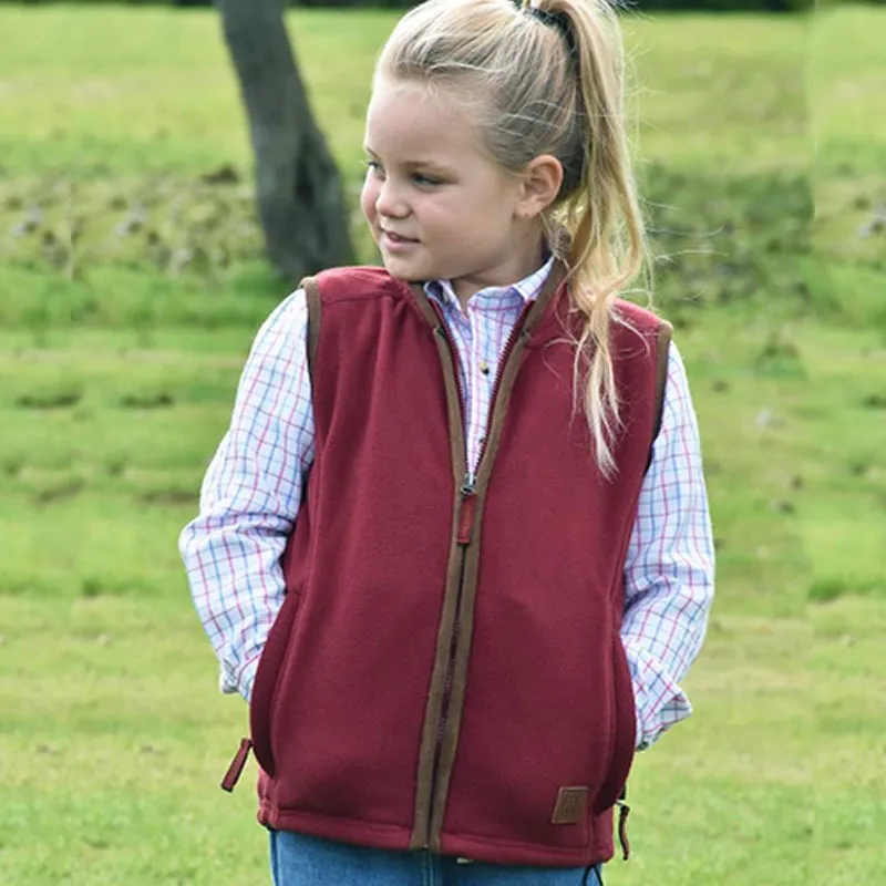Chaleco polar Oxford Blue para niño y niña Ruby