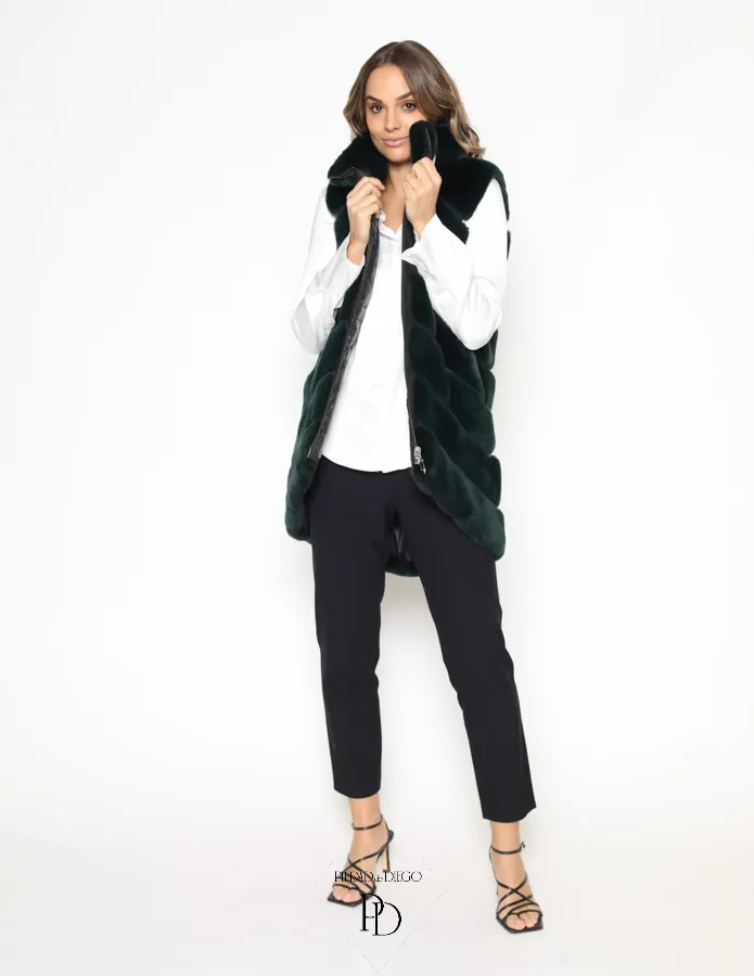 Chaleco Rex Reversible Gabardina