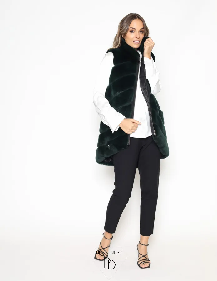 Chaleco Rex Reversible Gabardina