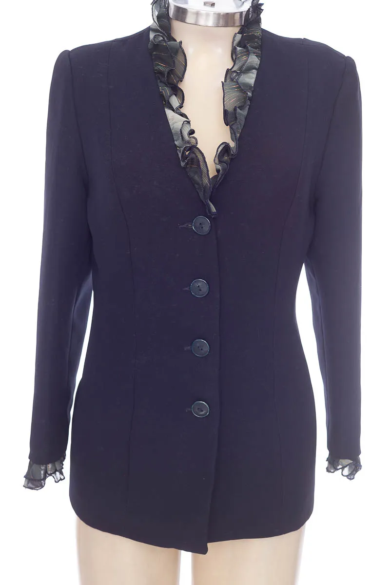 CHAQUETA / ABRIGO COLOR AZUL  CRIS MODA