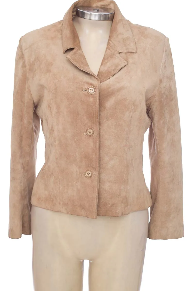 CHAQUETA / ABRIGO COLOR BEIGE  EMILSE SALINAS