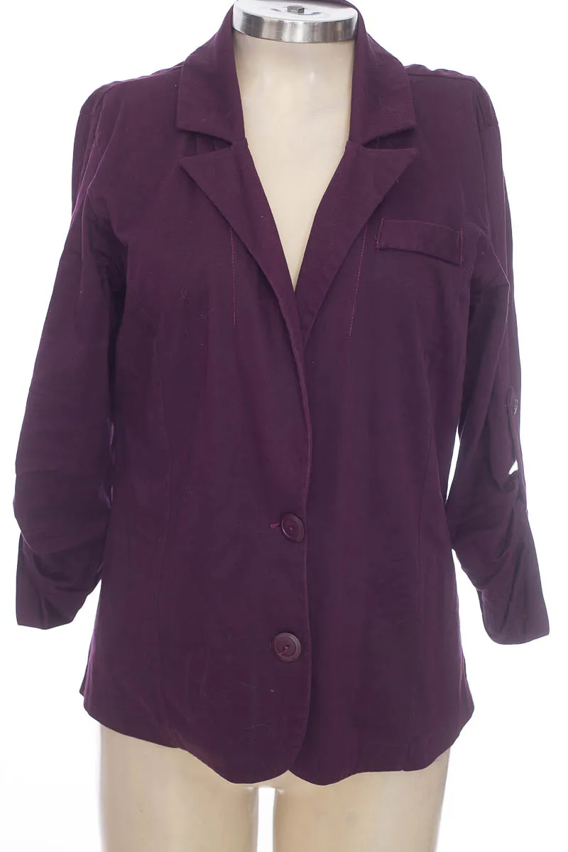 CHAQUETA / ABRIGO COLOR MORADO  D´AXXYS