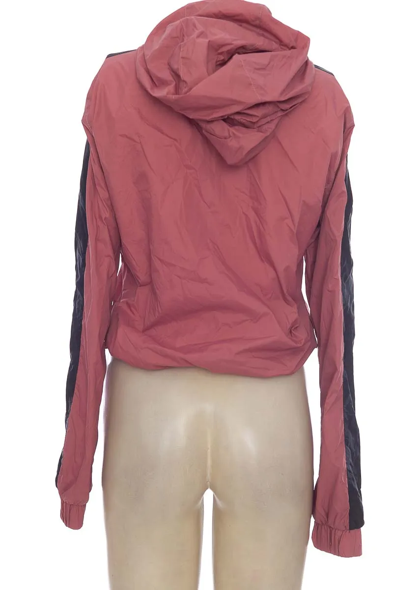 CHAQUETA / ABRIGO COLOR ROSADO  NUDO TEX