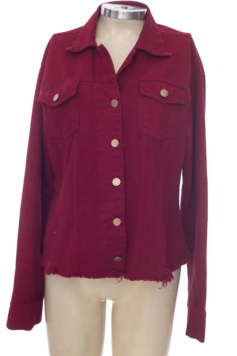 CHAQUETA / ABRIGO COLOR VINOTINTO  POP ROSE