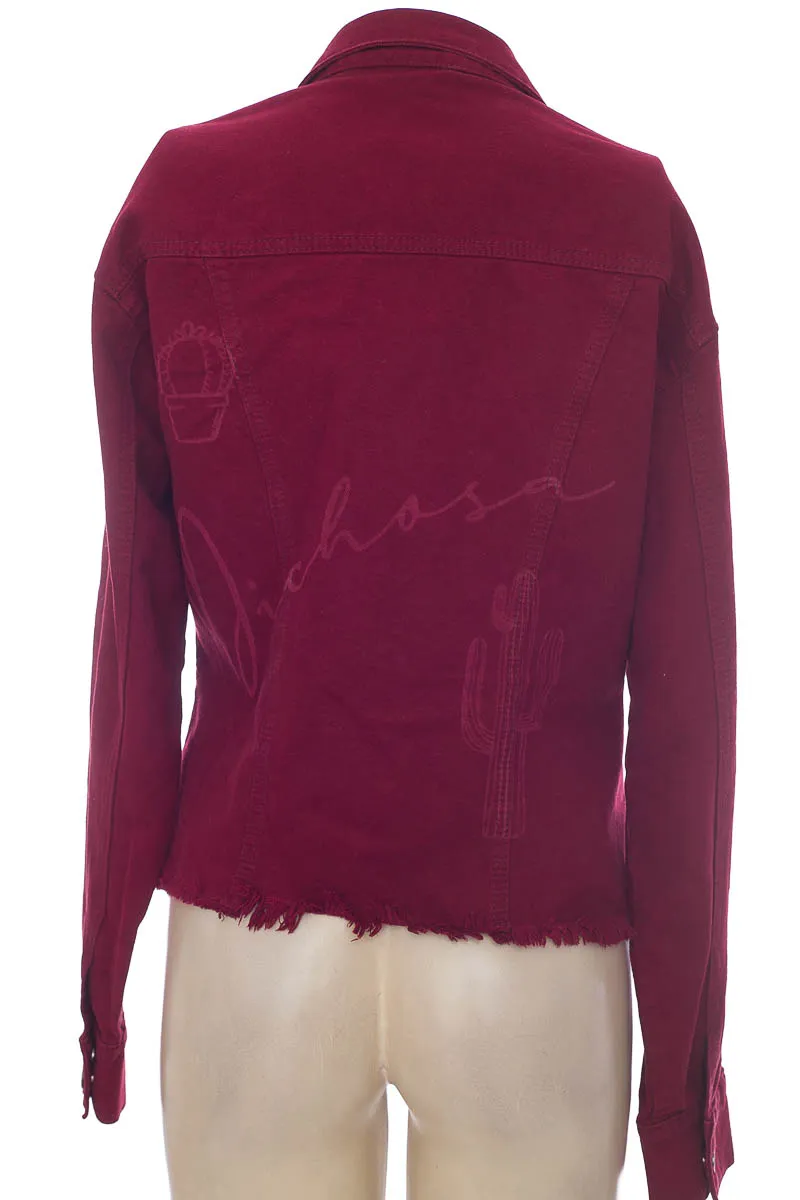 CHAQUETA / ABRIGO COLOR VINOTINTO  POP ROSE