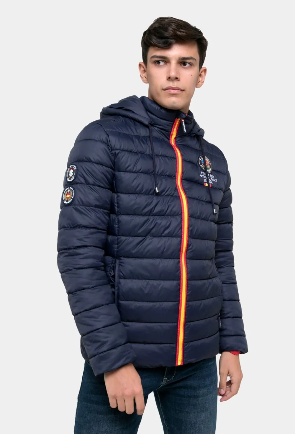 Chaqueta acolchada España azul marino
