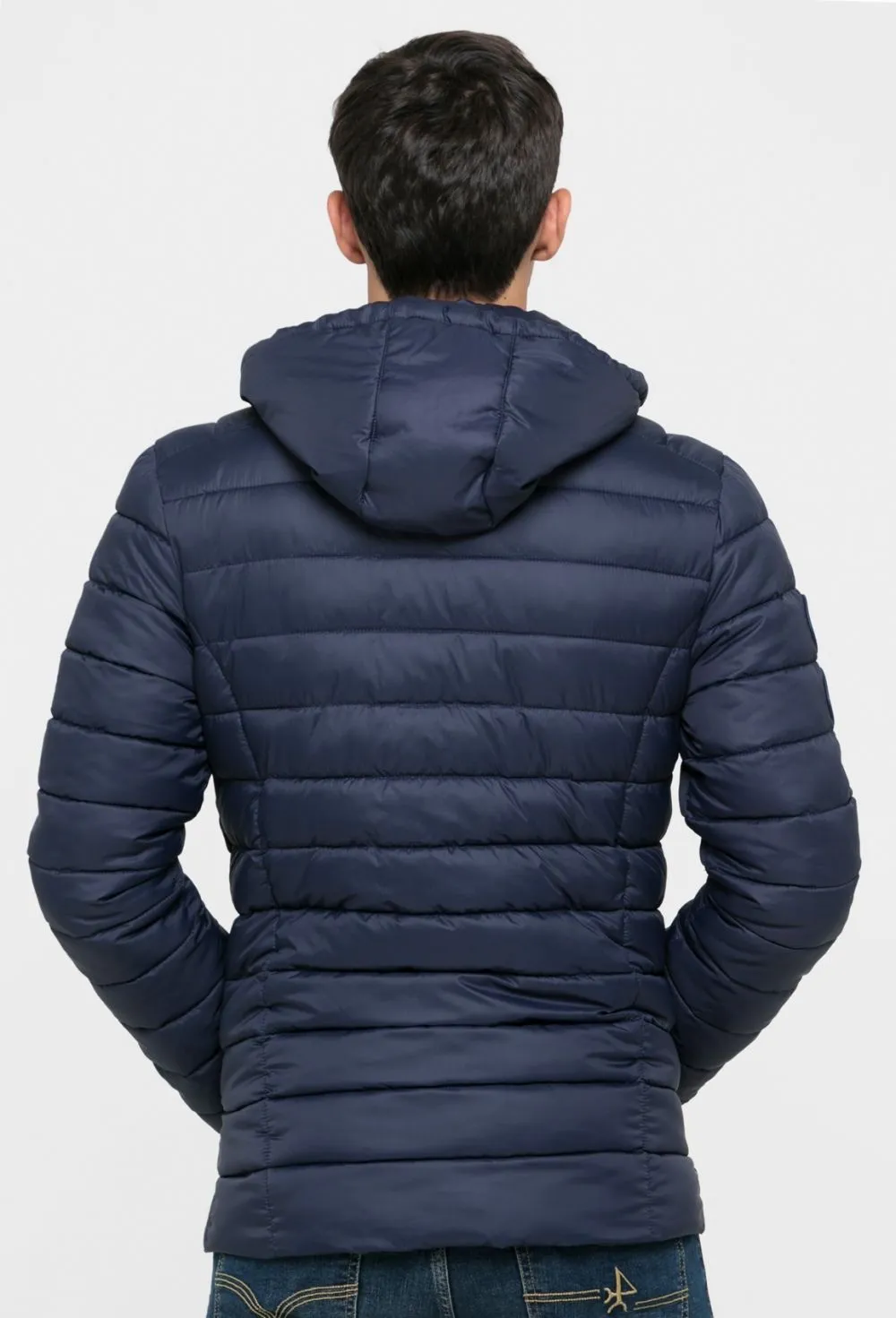 Chaqueta acolchada España azul marino