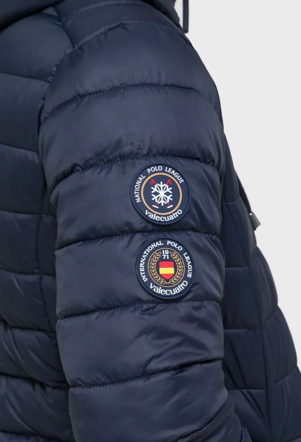 Chaqueta acolchada España azul marino
