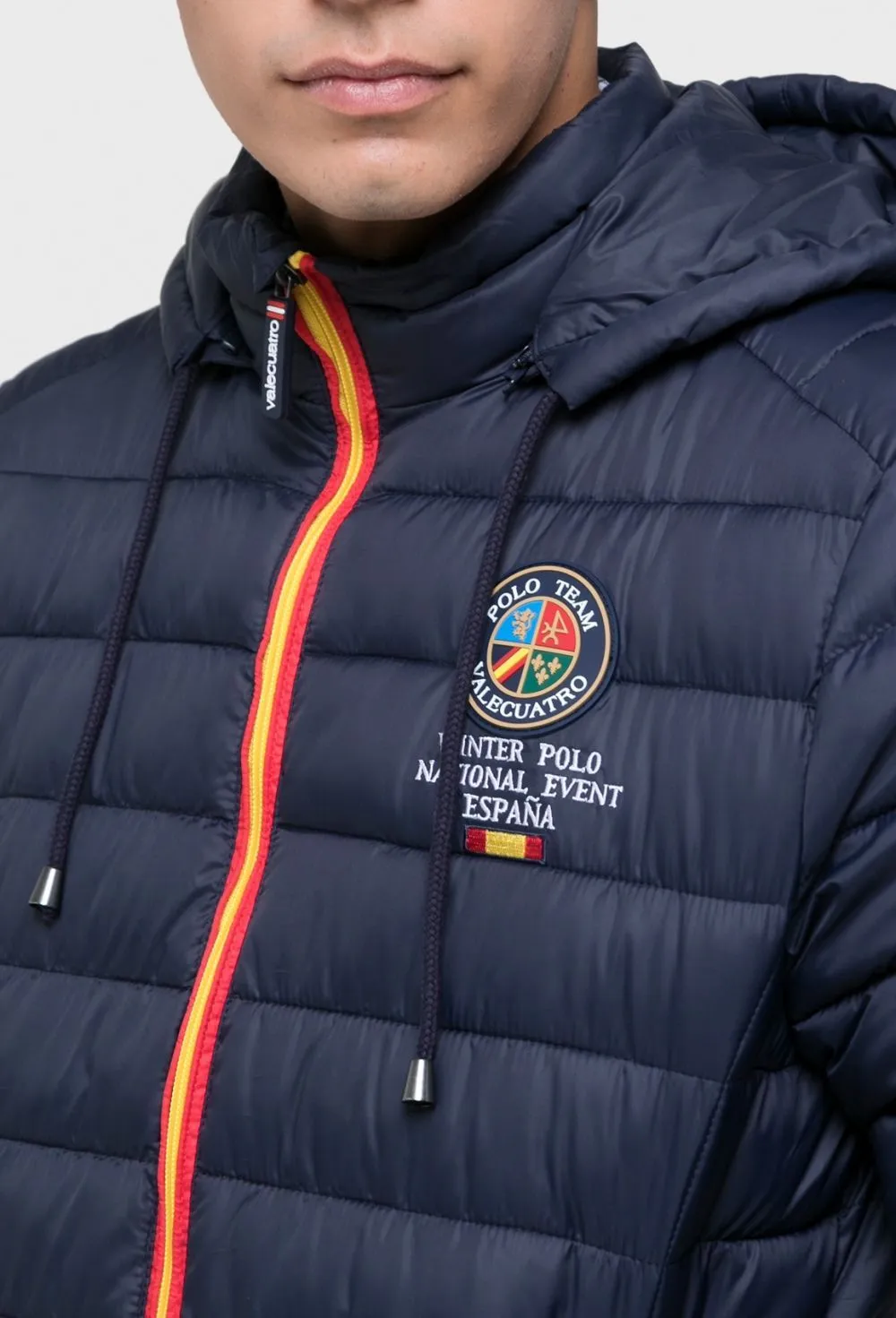 Chaqueta acolchada España azul marino
