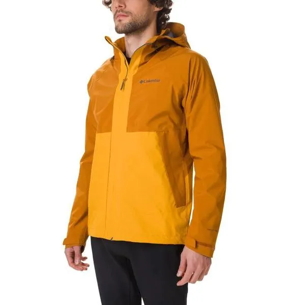 chaqueta columbia amarillo hombre