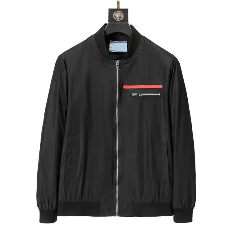 Chaqueta de abrigo para hombre, abrigo con letras estampadas con logotipo triangular, moda urbana de Hip Hop, abrigo deportivo i
