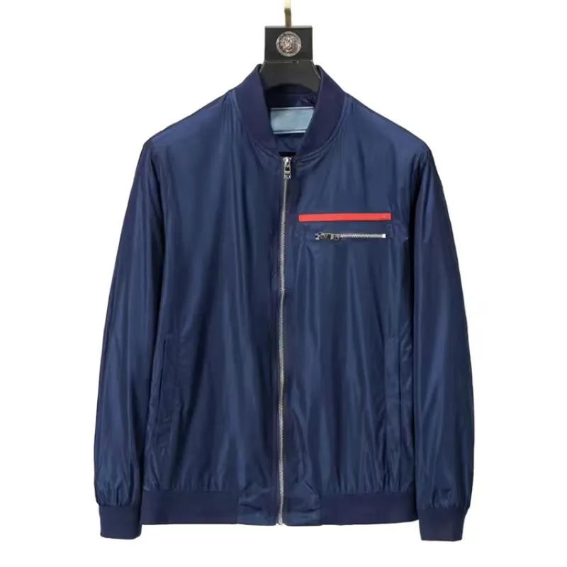 Chaqueta de abrigo para hombre, abrigo con letras estampadas con logotipo triangular, moda urbana de Hip Hop, abrigo deportivo i