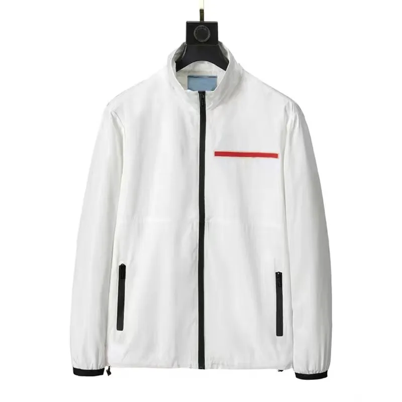 Chaqueta de abrigo para hombre, abrigo con letras estampadas con logotipo triangular, moda urbana de Hip Hop, abrigo deportivo i