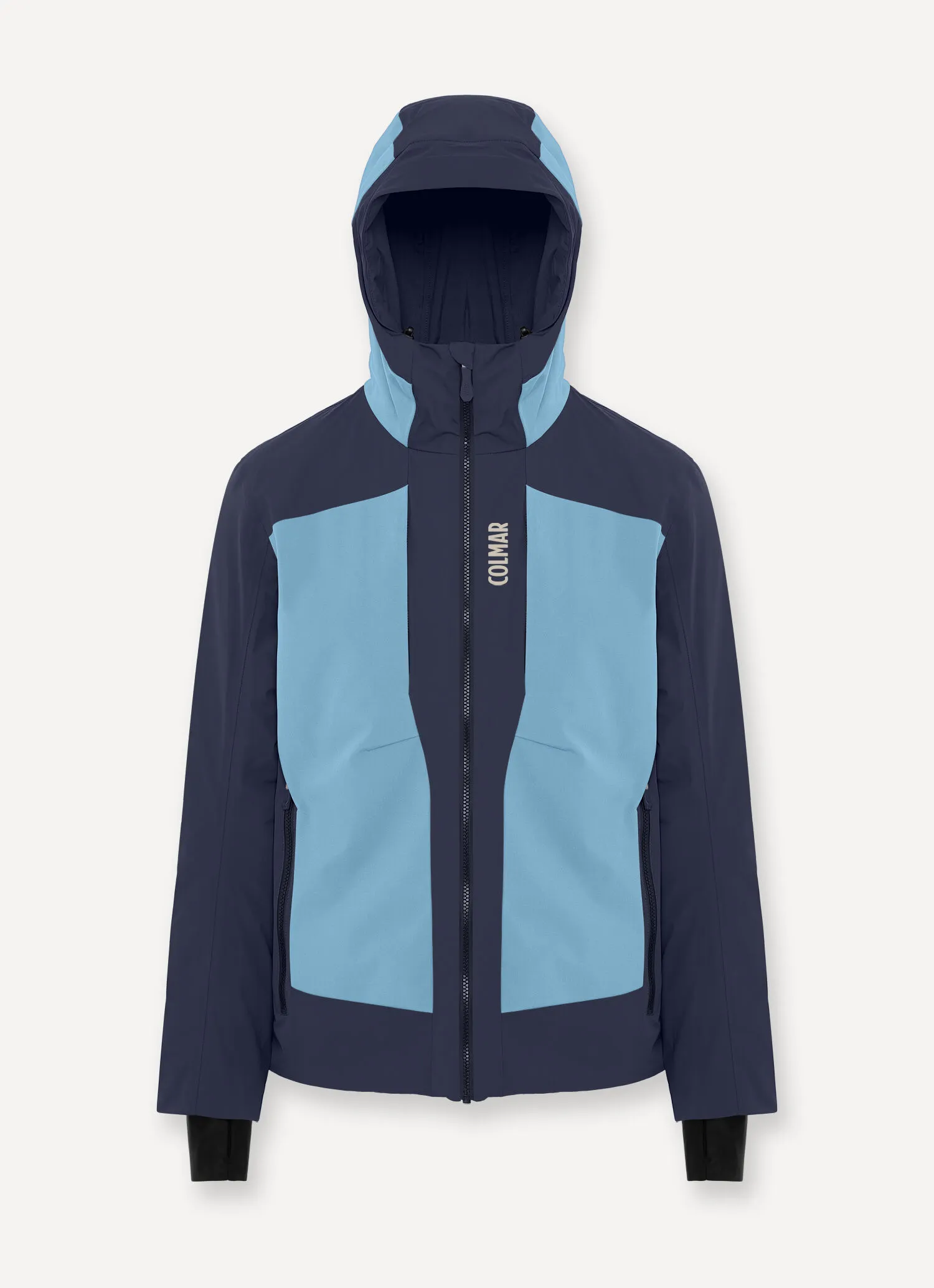 Chaqueta de esquí elástico con bolsillo trasero