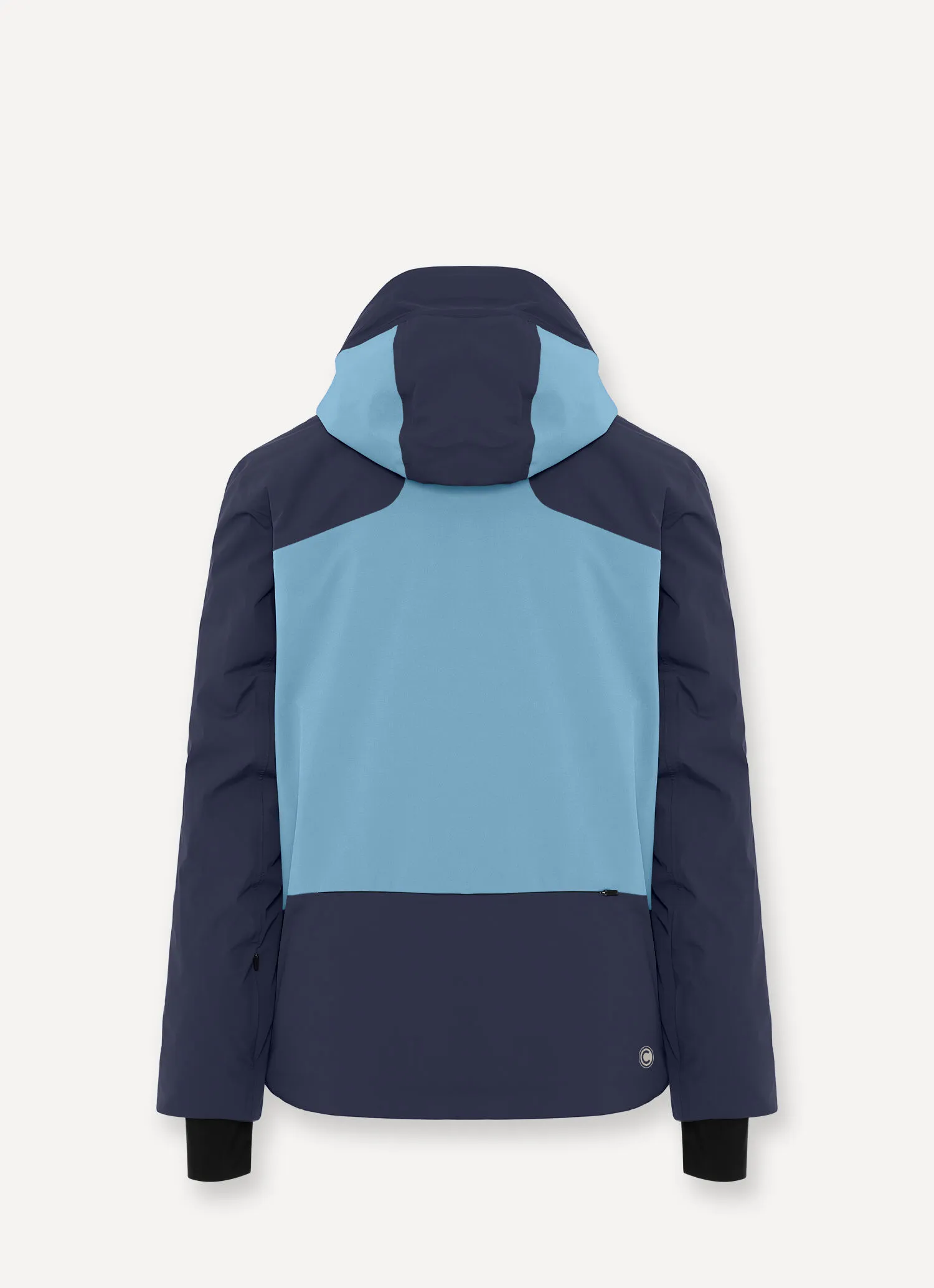 Chaqueta de esquí elástico con bolsillo trasero