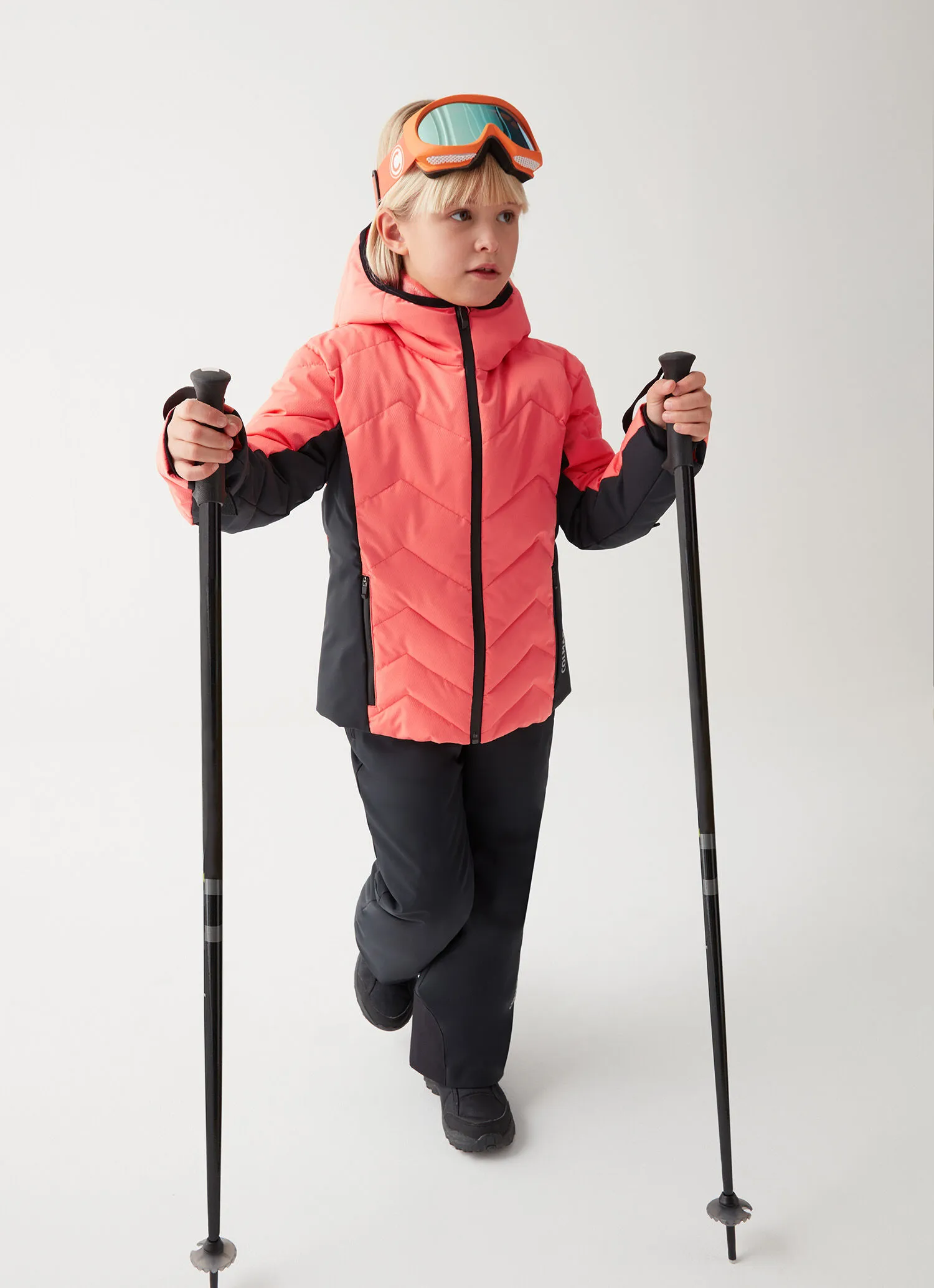 Chaqueta de esquí KIDS de guata reciclada