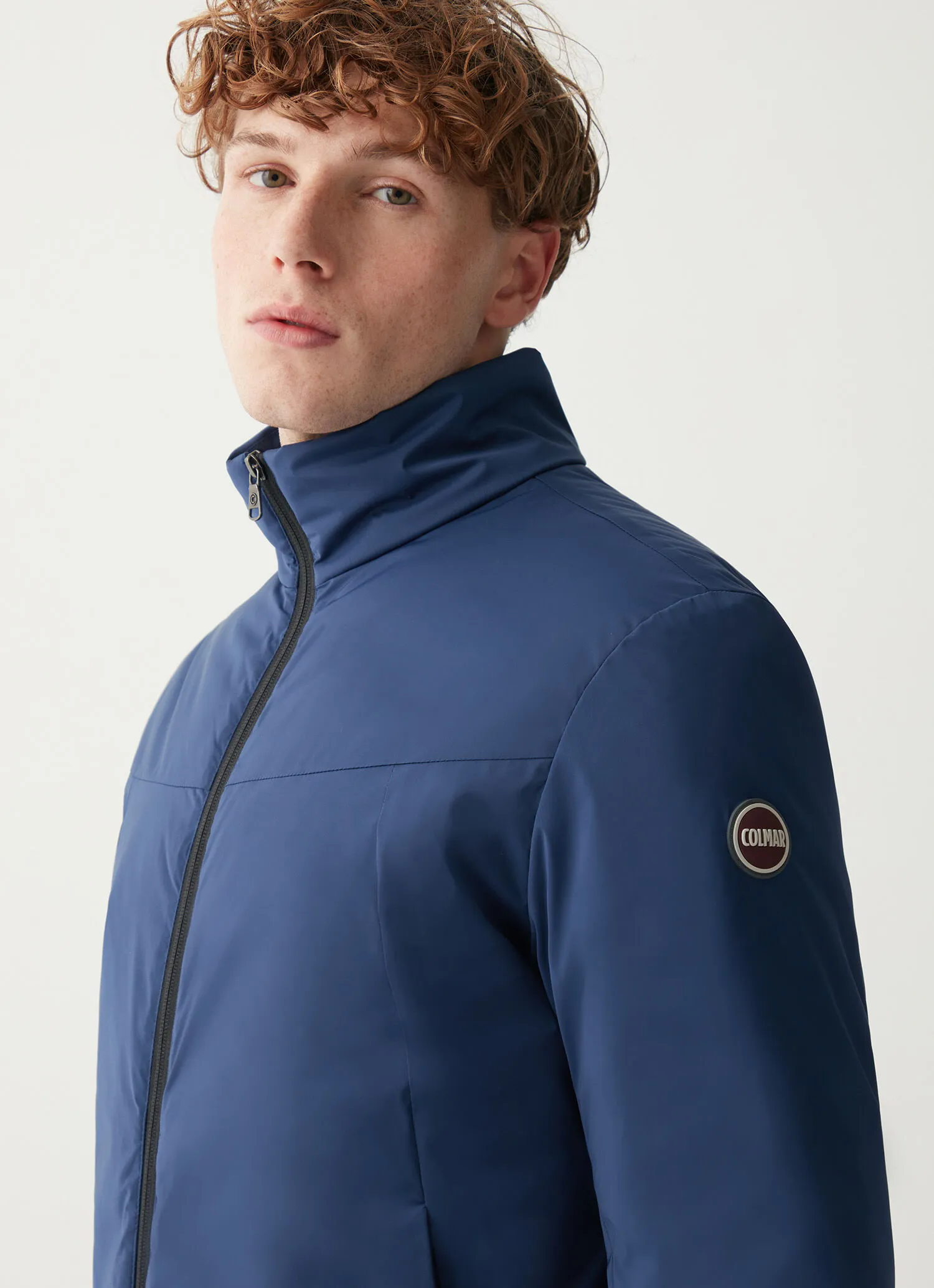 Chaqueta de guata de tejido elástico