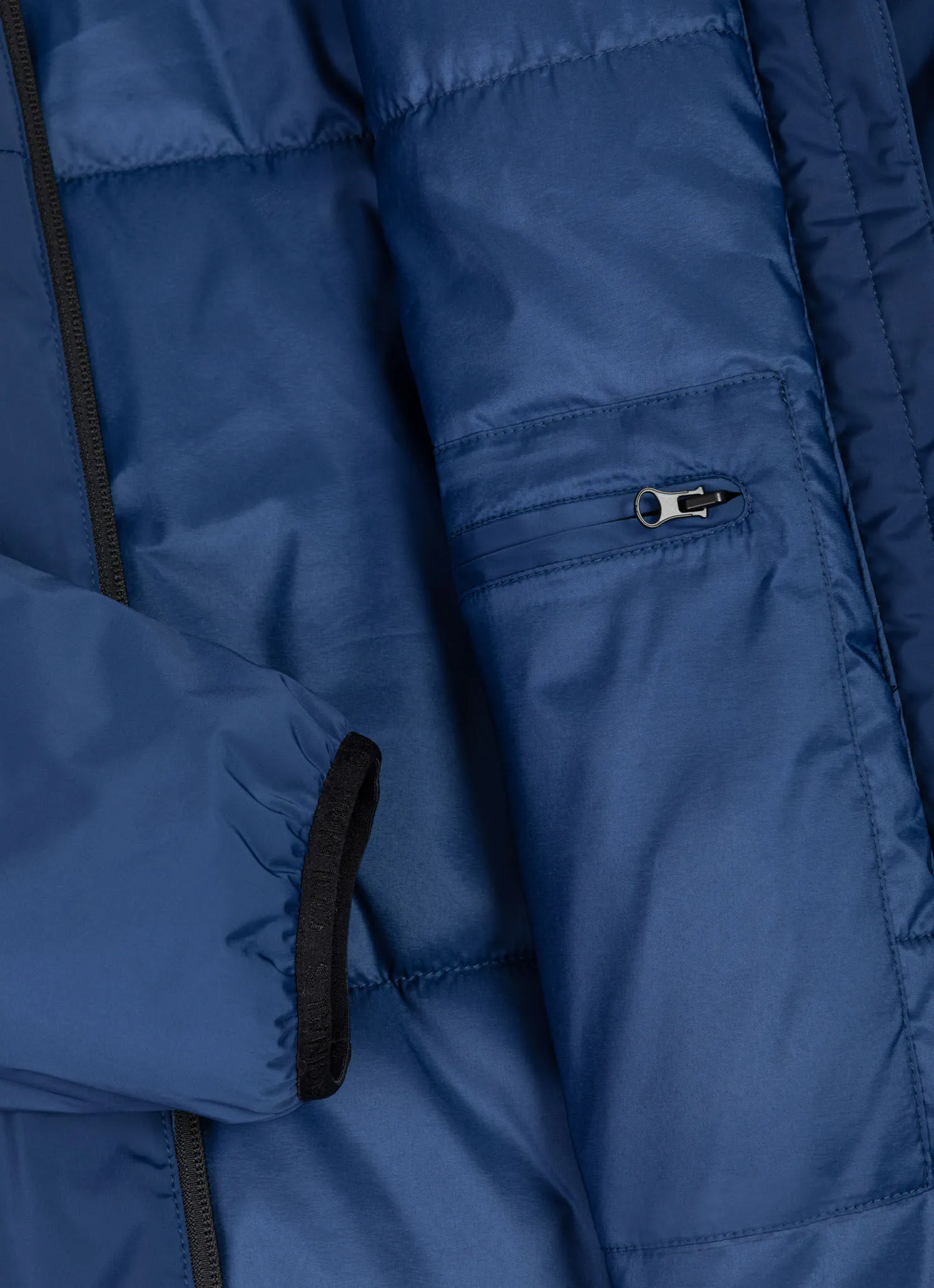 Chaqueta de guata de tejido elástico