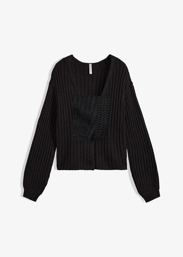 Chaqueta de punto Negro