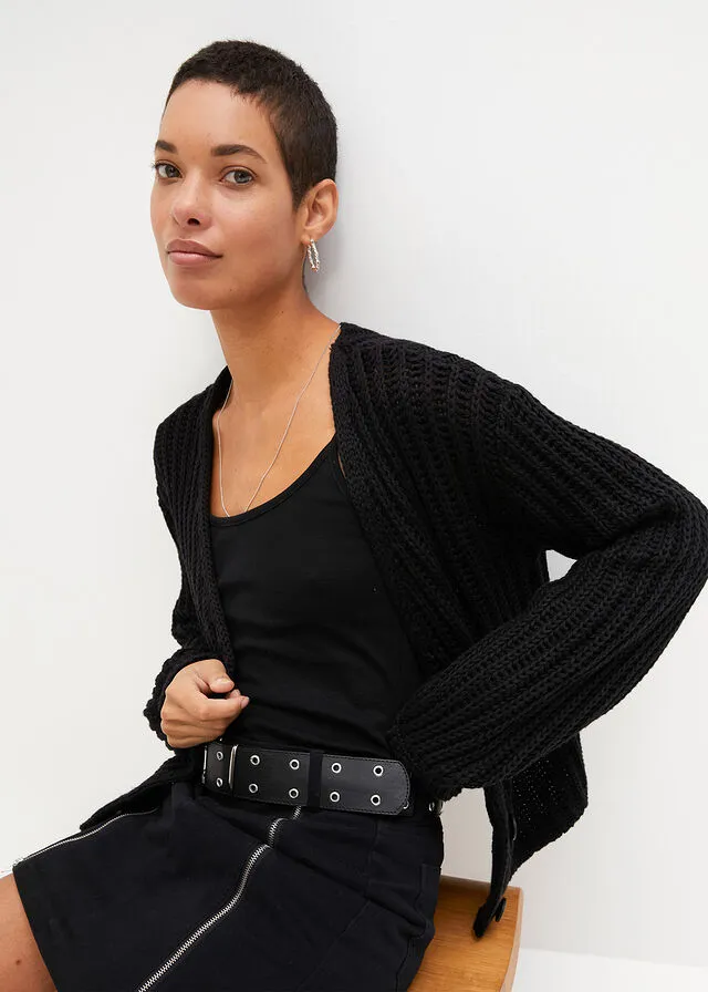 Chaqueta de punto Negro