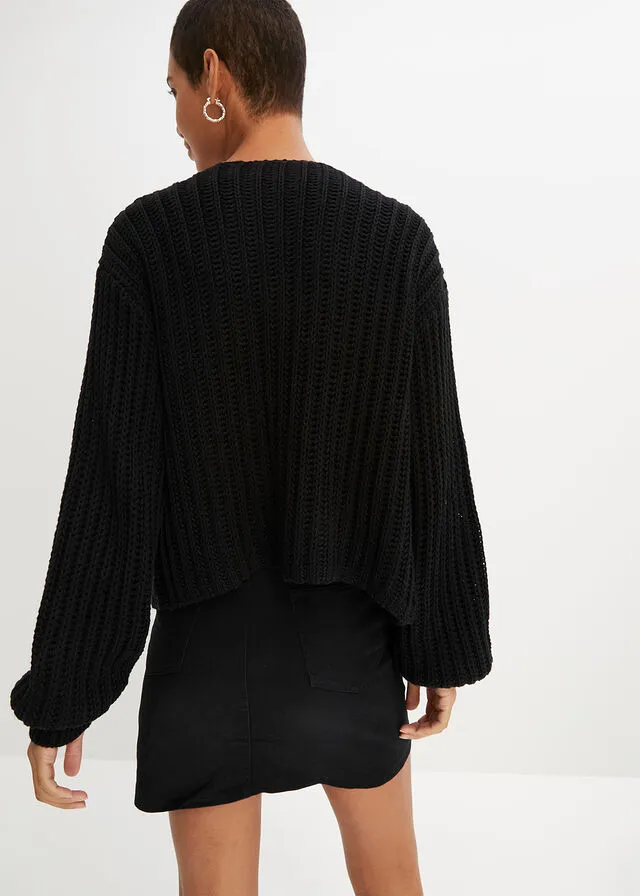 Chaqueta de punto Negro