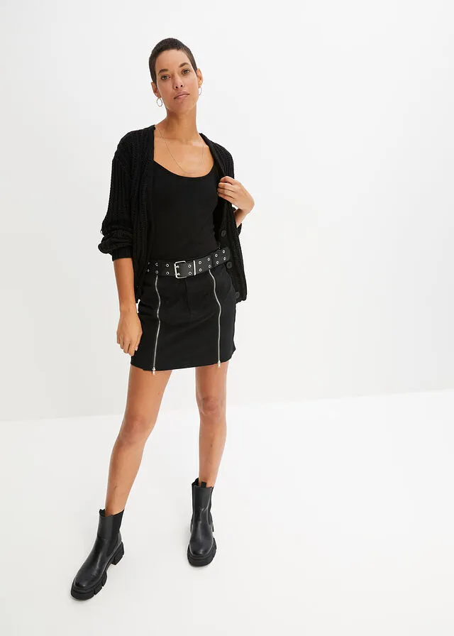 Chaqueta de punto Negro