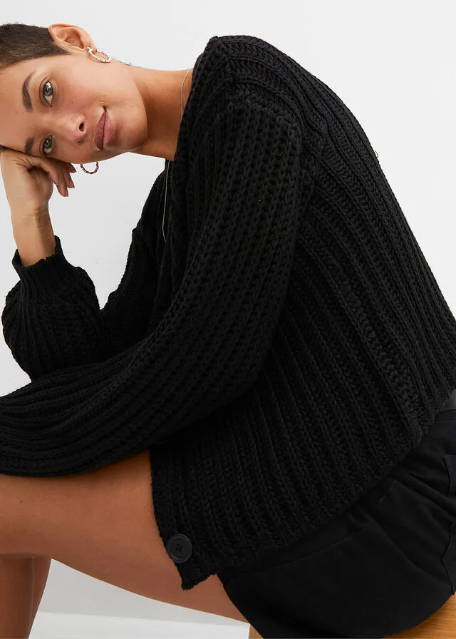 Chaqueta de punto Negro